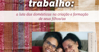 Lídia Maria de Lima e família, em texto sobre Mães negras e o mercado de trabalho: a luta das domésticas na criação e formação de seus filhos/as